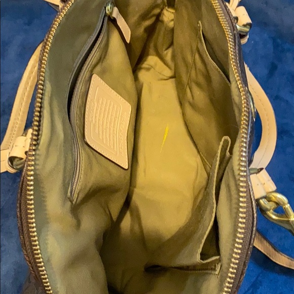 Authentic Coach Brown Leather Satchel - Picture 4 of 4